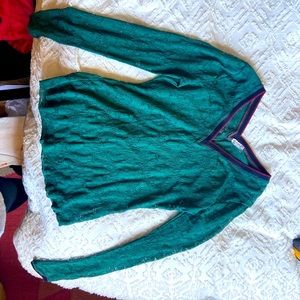 Intimately free people green lace top
